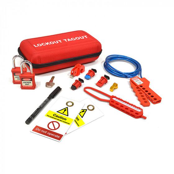 Spectrum Industrial 2-Lock Electrician Lockout Kit