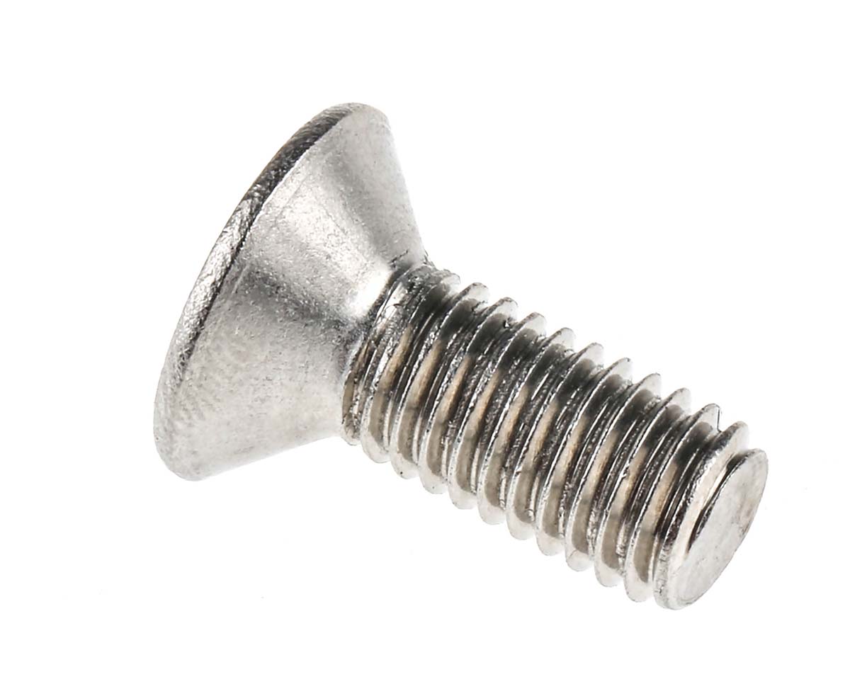 RS PRO Stainless Steel Hex Socket Countersunk Screw, ISO 10642, M8 x 20mm