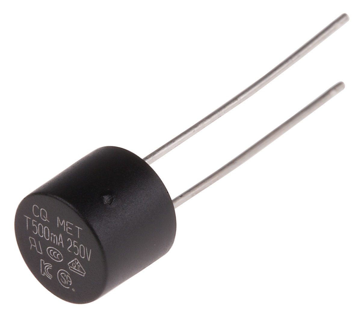 RS PRO PC Board Non Resettable Fuse, Radial 500mA, 250V