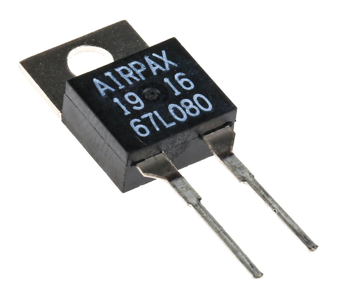 Sensata Airpax Bi-Metallic Thermostat, Opens at +80°C, +130°C Max, NC, Automatic Reset, PCB Mount