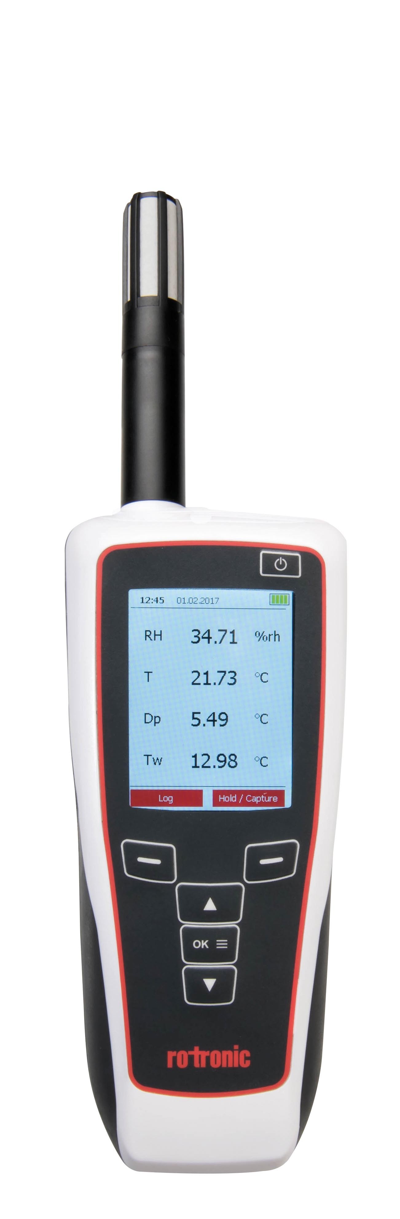Rotronic Instruments HP31 Handheld Hygrometer,  +/- 2 %RH Accuracy, +60°C Max, 100%RH Max