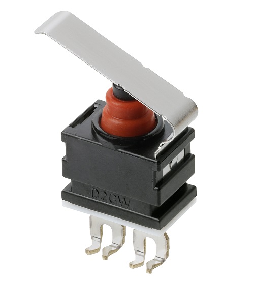 Omron Hinge Lever Subminiature Micro Switch, Quick Connect Terminal, 1 mA, SPST, IP67