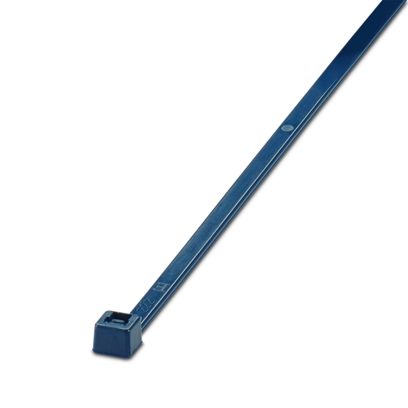 Phoenix Contact Cable Ties, Standard, 200mm x 4.5 mm, Blue Polyamide, Pk-100