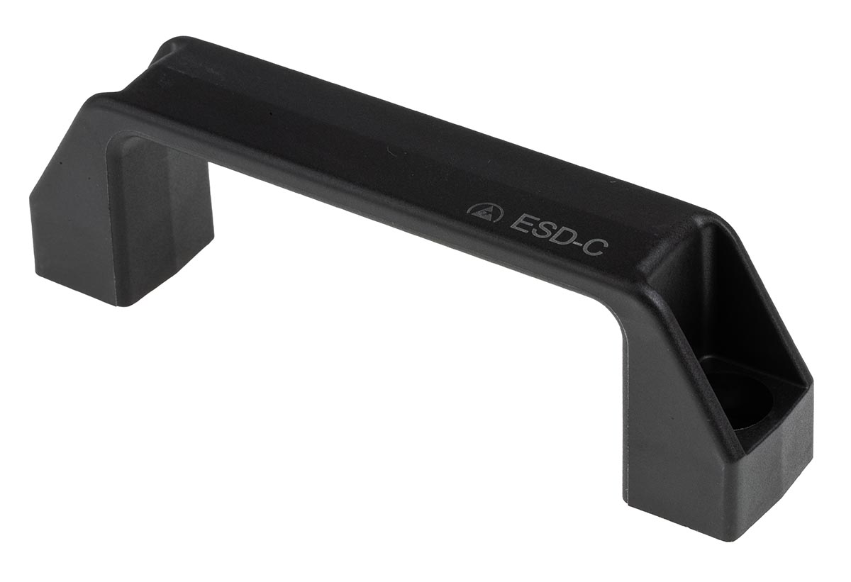Elesa Black Plastic Handle 41 mm Height, 26mm Width, 137mm Length