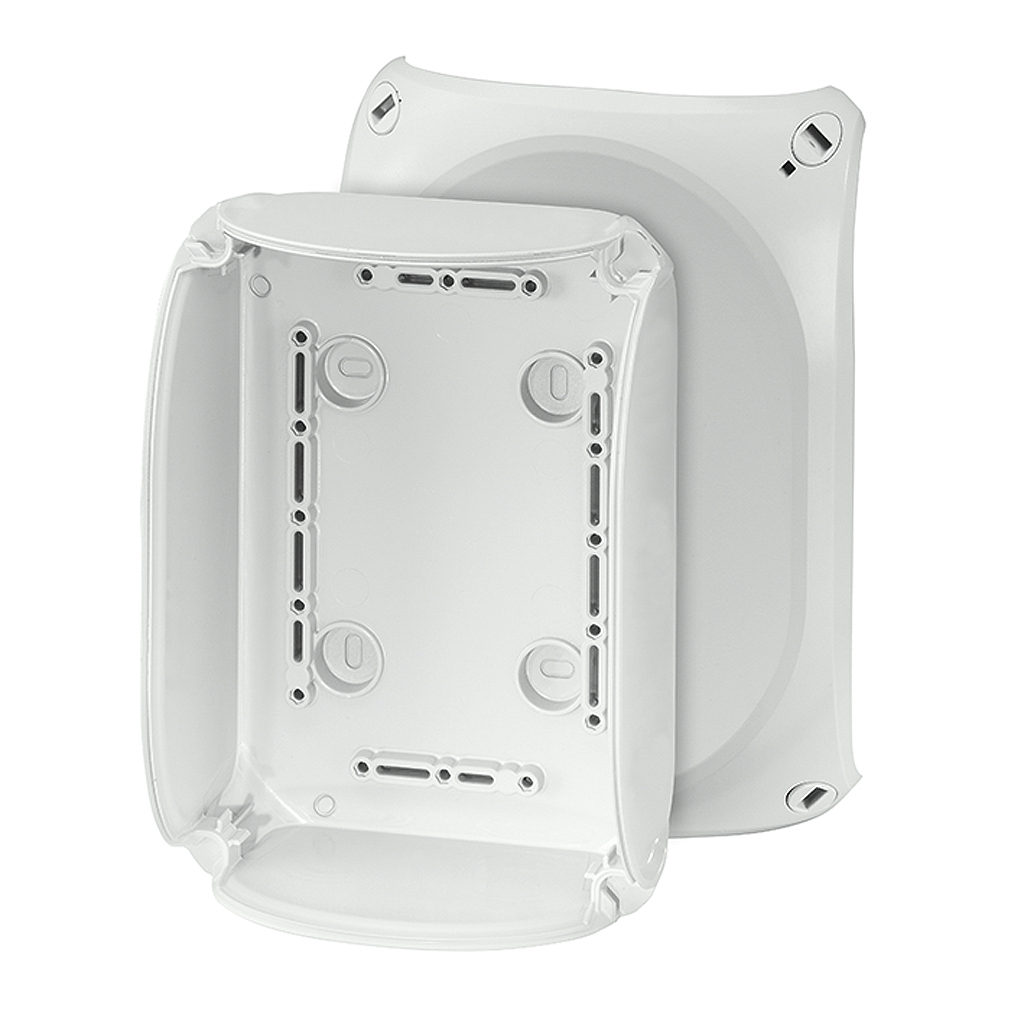 HENSEL Grey Polycarbonate Junction Box, IP66, IP67, 130 x 77 x 180mm