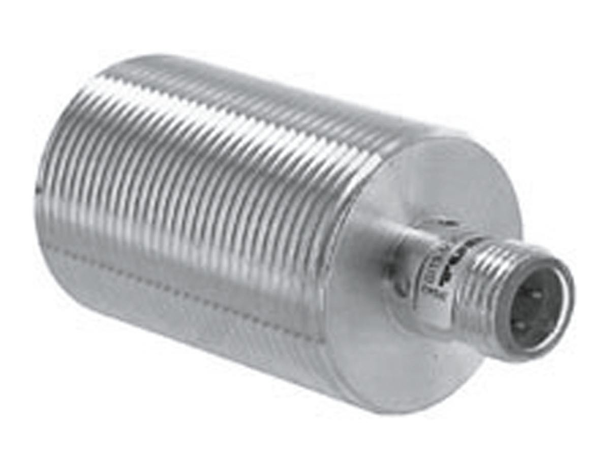 Turck Inductive Threaded Barrel Proximity Sensor, M30, 10 mm Detection 0-10 V/0-20 mA, 15 → 30 V dc