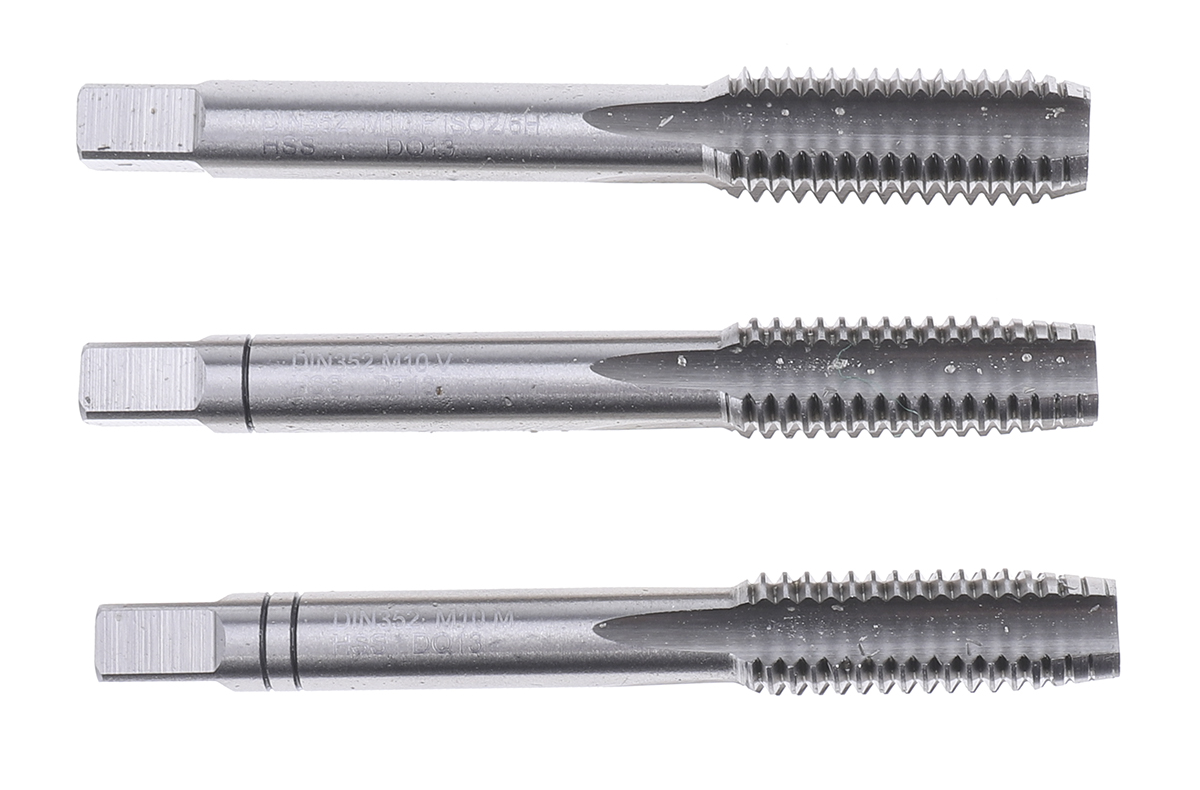 EVENTUS Tap Set HSS 3-Piece M10 Thread