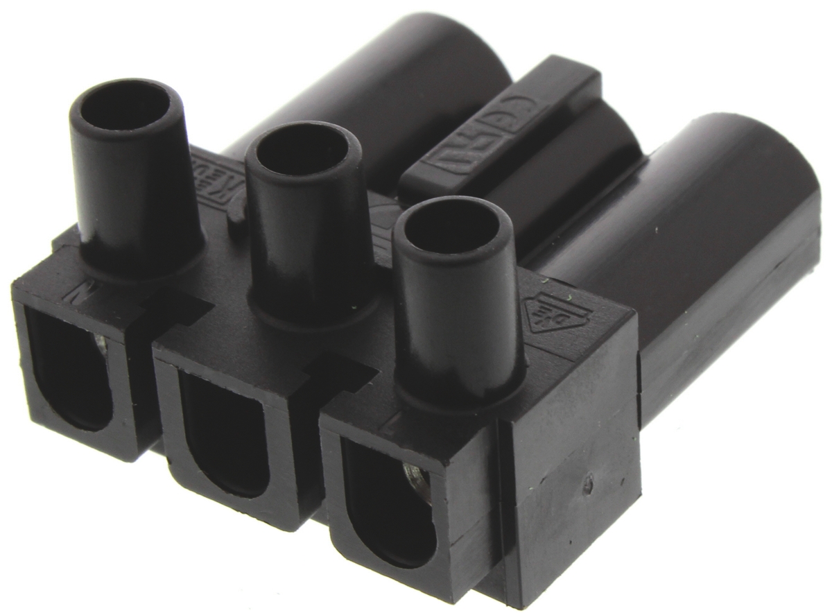 Wieland GST18 Series Connector, 3-Pole, Male, Cable Mount, 16A, IP20