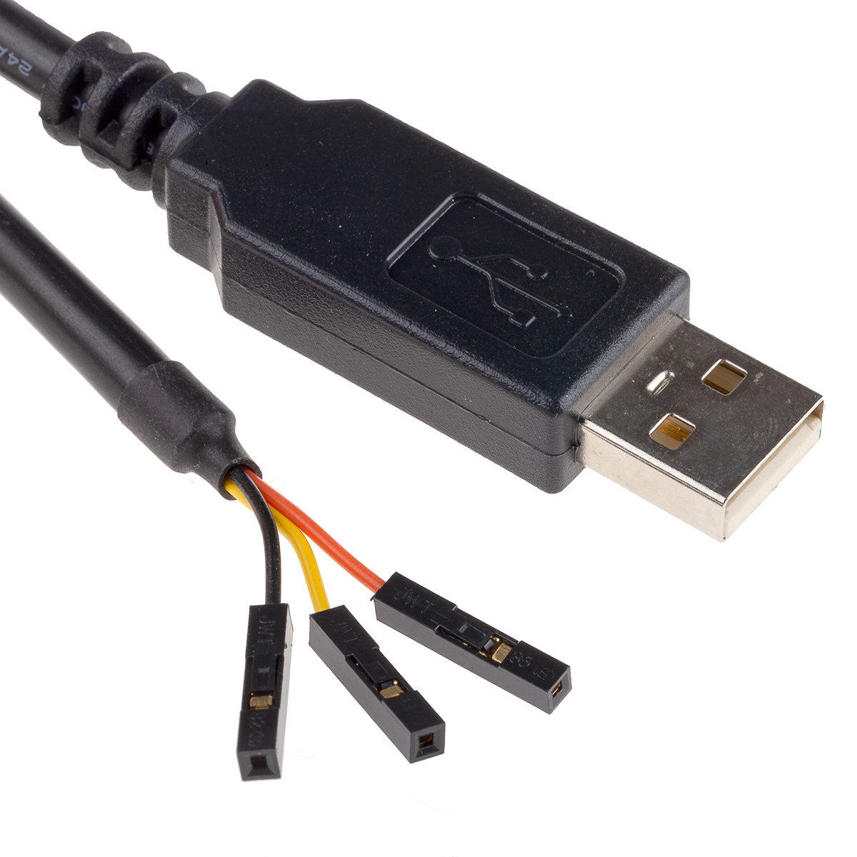 FTDI Chip 1m USB to UART Cable in Black