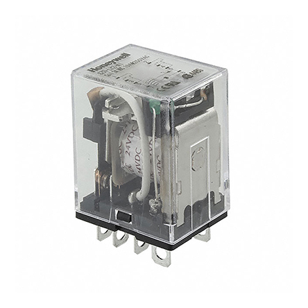 Honeywell Plug In Power Relay, 24V dc Coil, 10A Switching Current, DPDT