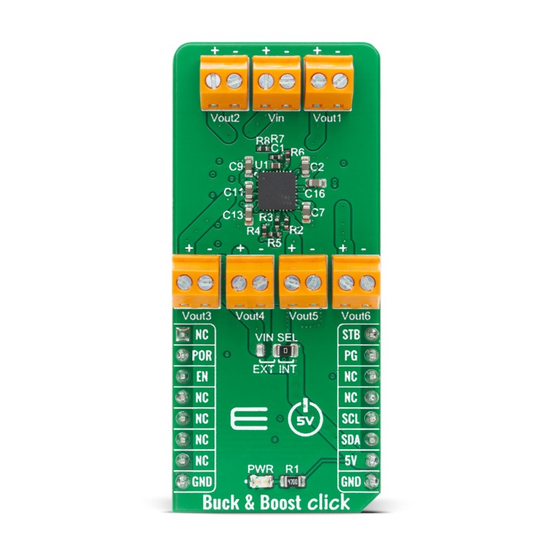 Brand-Rex Buck & Boost Click Buck-Boost Converter for MIC7401 for MIC7401