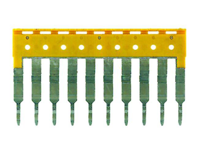 Weidmuller ZQV Series Jumper Bar for Use with DIN Rail Terminal Blocks, 24A
