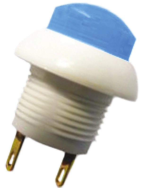 Otto Push Button Switch, Momentary, Panel Mount, 12mm Cutout, DPDT, 28V dc, IP64