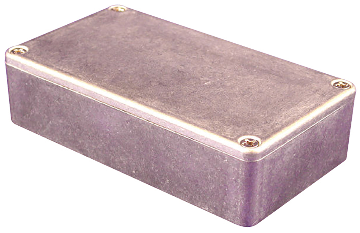 Hammond 1550 Series Natural Die Cast Aluminium Enclosure, IP54, Natural Lid, 115 x 64 x 30mm