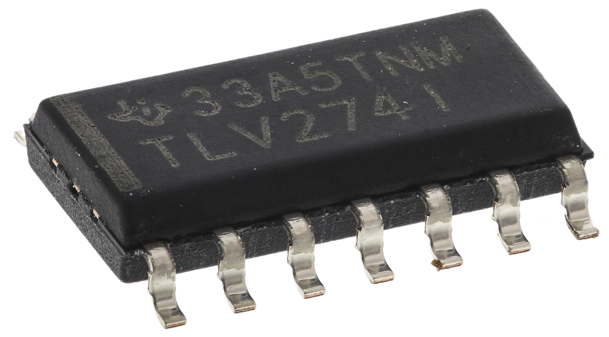 Texas Instruments, Operational Amplifier, 3 MHz, 14-Pin 16 V SOIC