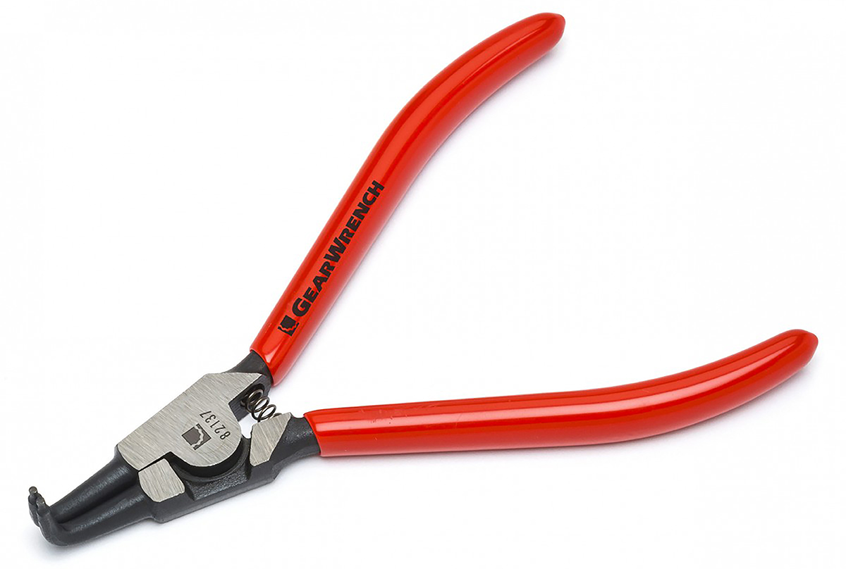 GearWrench Circlip Pliers, 7 in Overall, Bent Tip
