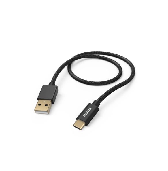 Hama USB 2.0, Male USB C to Male USB A, 480Mbps, 1.5m
