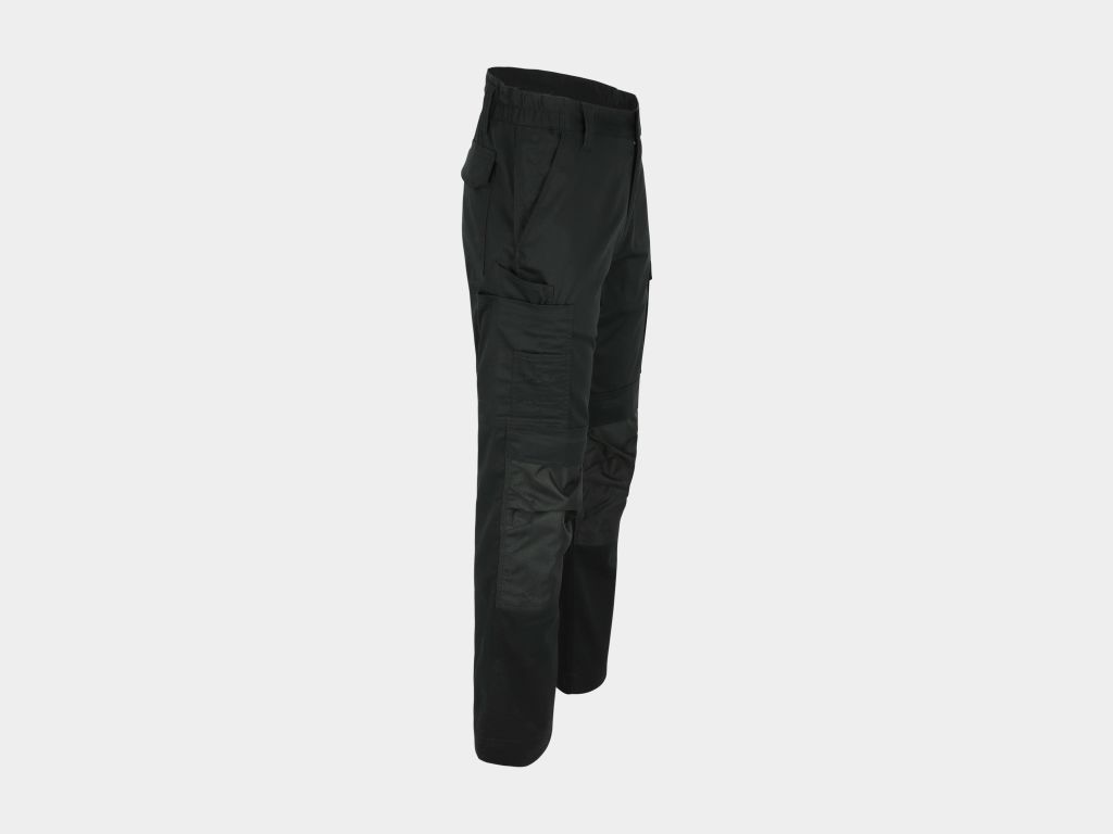 Herock 20MTR2302 Unisex's Black 32% Polyester, 3% Elastane, 65% Cotton, Size 42 Waist Size 42 in W