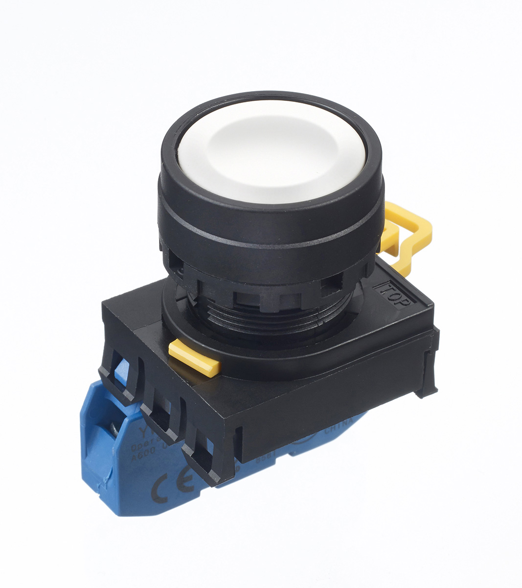 Idec YW Series Illuminated Push Button Complete Unit, Panel Mount, 22mm Cutout, SPST, IP65