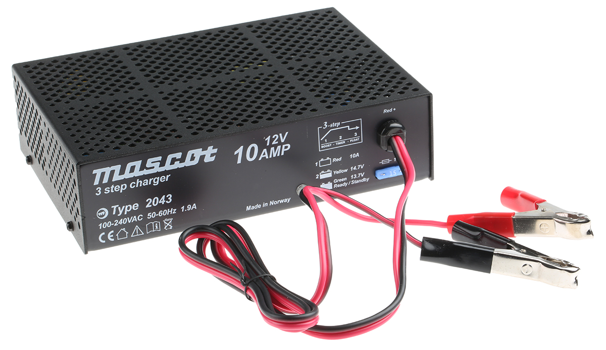 Mascot Battery Charger For Lead Acid 12V 10A