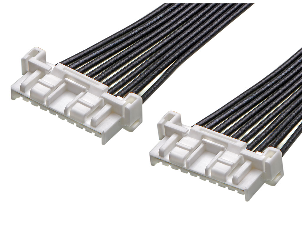 Molex 10 Way Male CLIK-Mate to 10 Way Male CLIK-Mate Wire to Board Cable, 300mm