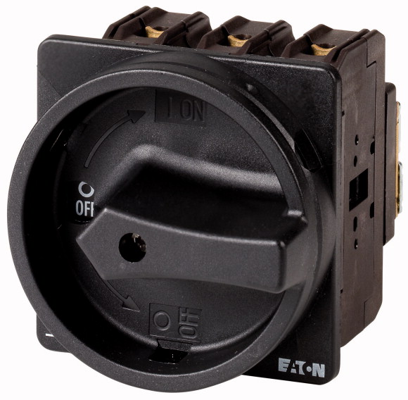 Eaton 3 pole + N Pole Flush Mount Isolator Switch - 100A Maximum Current, 55kW Power Rating, IP65 (Front)