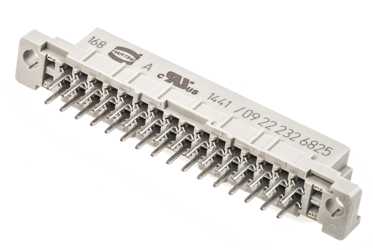 Harting 32 Way 2.54mm Pitch, Type 2B Class C2, 2 Row, Straight DIN 41612 Connector, Socket