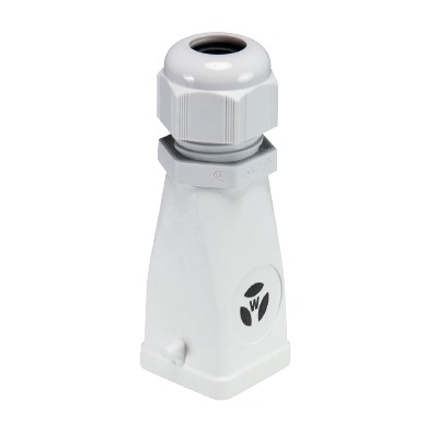 Wieland 76 Heavy Duty Power Connector Hood, M20 Thread, Vertical