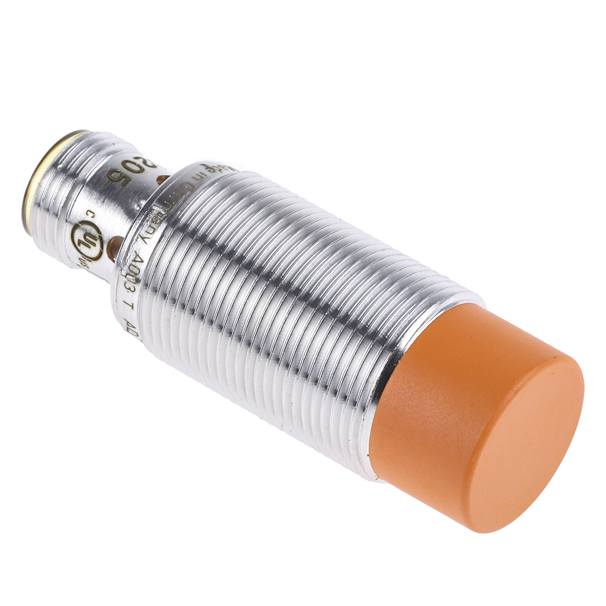 ifm electronic Inductive Threaded Barrel Proximity Sensor, M18, 12 mm Detection, PNP NO, 10 → 36 V dc