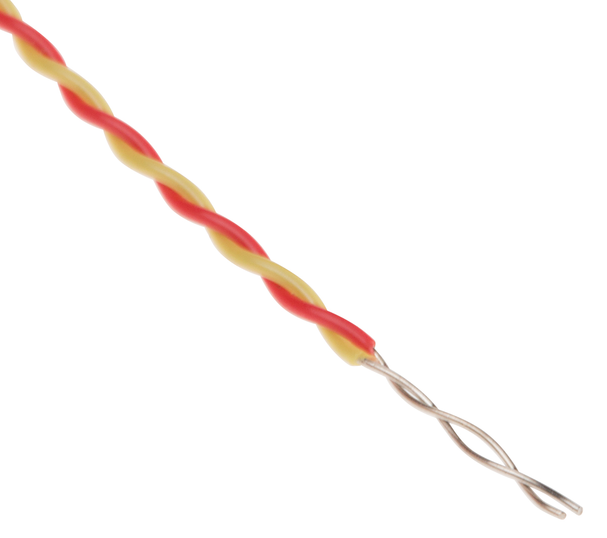 RS PRO Type K Exposed Junction Thermocouple 10m Length, 1/0.3mm Diameter → +250°C