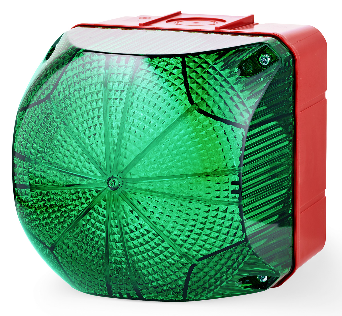 AUER Signal QDS Series Green Multiple Effect Beacon, 230 V ac, 240 V ac, Surface Mount, LED Bulb, IP66