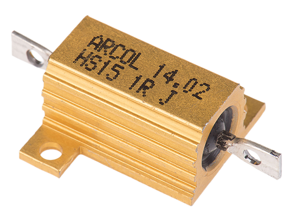 Arcol, 1Ω 15W Wire Wound Chassis Mount Resistor HS15 1R J ±5%