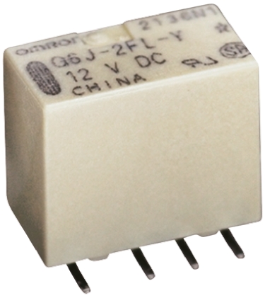 Omron Surface Mount Signal Relay, 5V dc Coil, 1A Switching Current, DPDT
