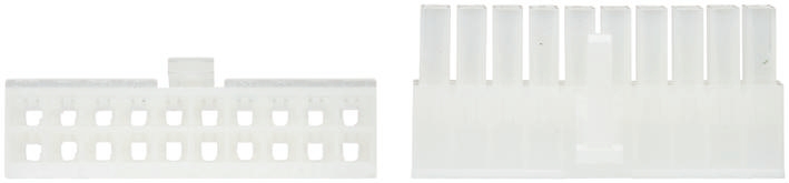 TE Connectivity, VAL-U-LOK Female Connector Housing, 4.2mm Pitch, 20 Way, 2 Row