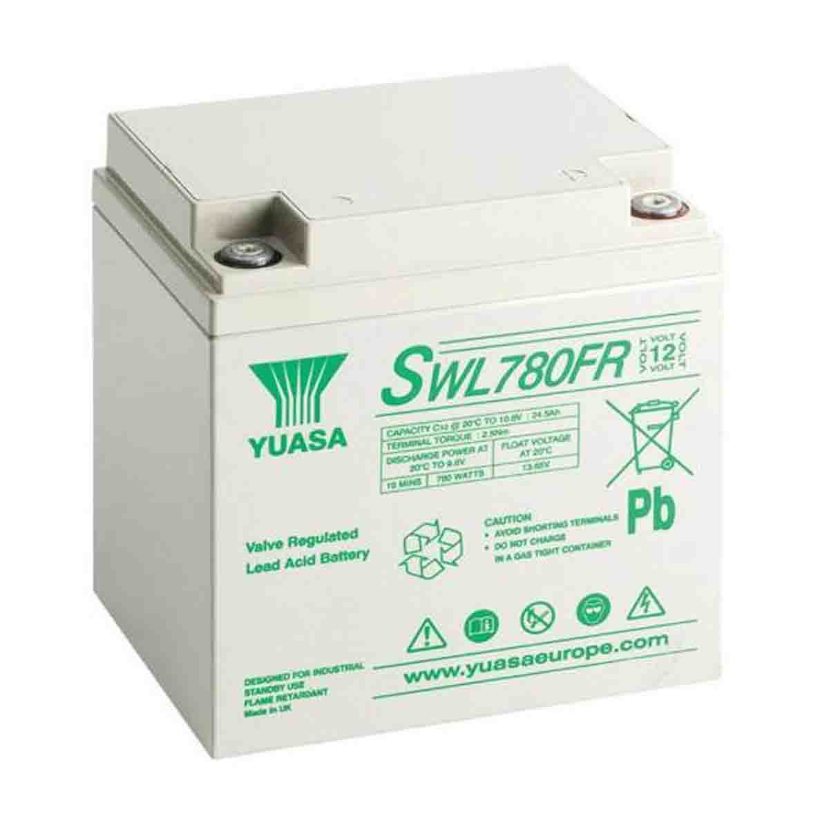 Yuasa 12V Insert M5 Sealed Lead Acid Battery, 28.8Ah