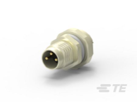 TE Connectivity Circular Connector, 3 Contacts, M8 Connector, Plug, Male, IP67, T4 Series