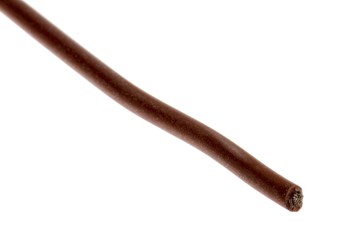 Lapp ÖLFLEX HEAT Series Brown 0.75 mm² Hook Up Wire, 18 AWG, 19/0.25 mm, 100m, Silicone Insulation, 49003