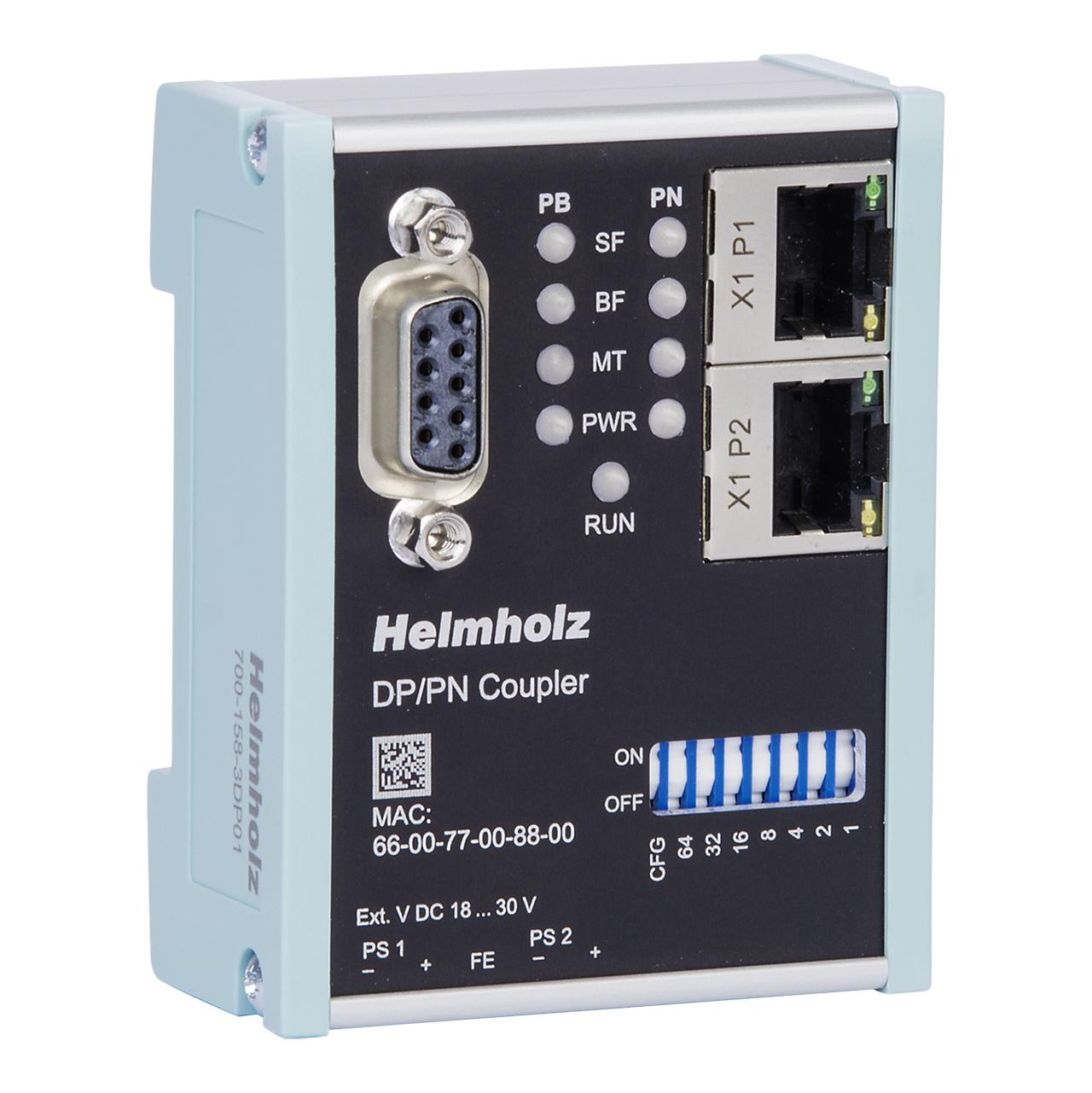 Helmholz GmbH & Co. KG 158-3DP Series 2-Port DP/PN Coupler