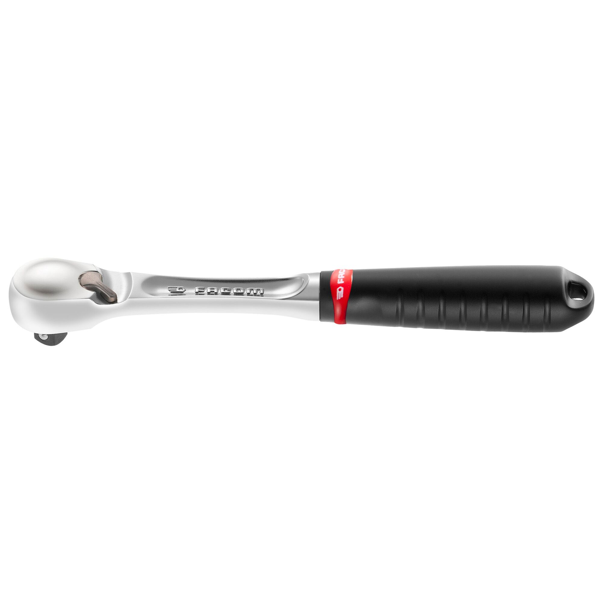 Facom JL.161 3/8 in Square Ratchet with Bi-material Elastomer Handle, 210 mm Overall
