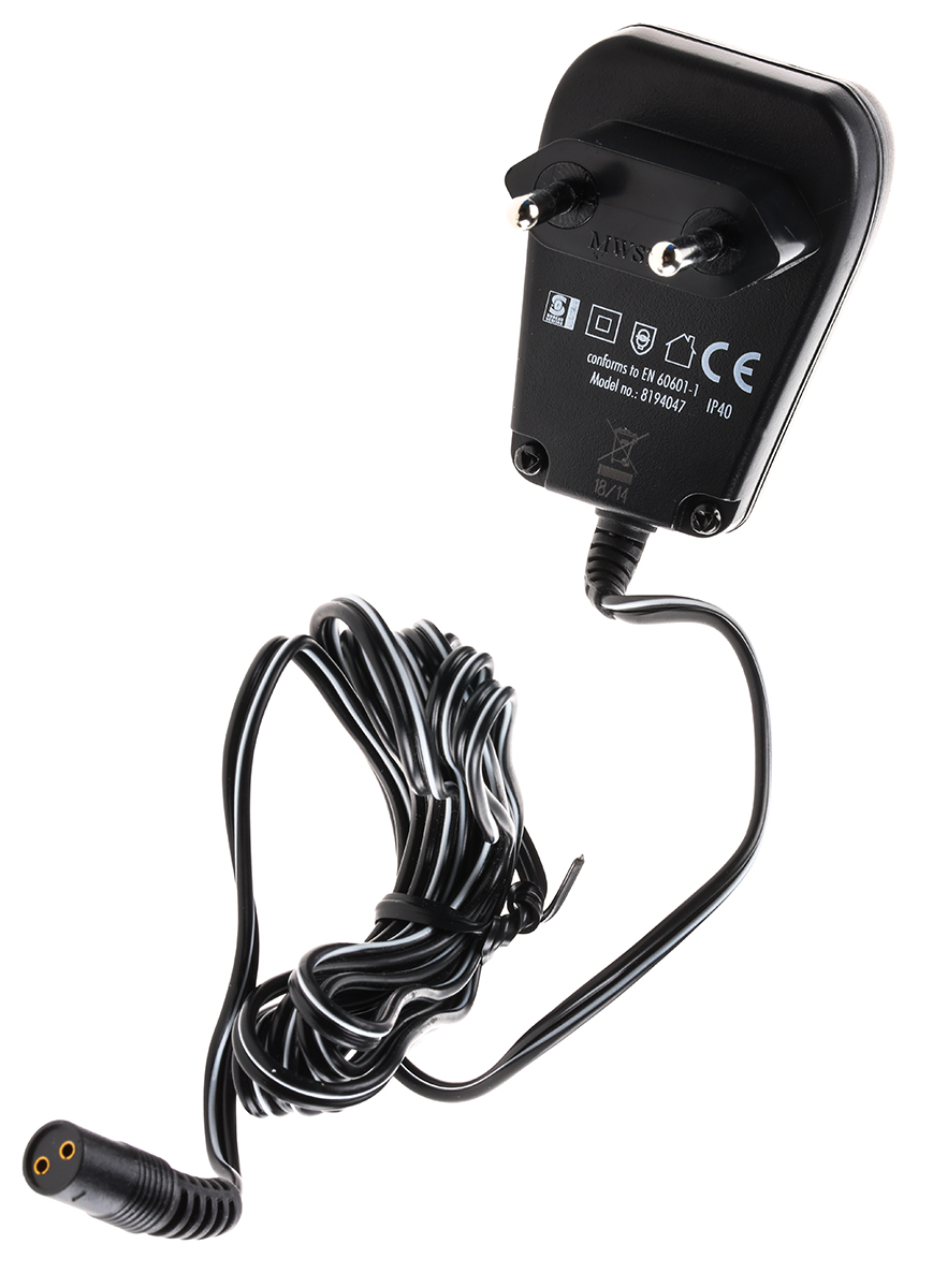 Ansmann 6.5W Plug-In AC/DC Adapter 6V dc Output, 800mA Output
