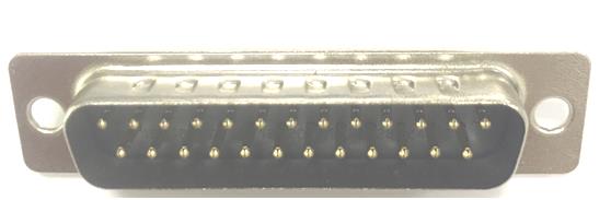 RS PRO 25 Way Panel Mount D-sub Connector Plug, 2.77mm Pitch, with Screw