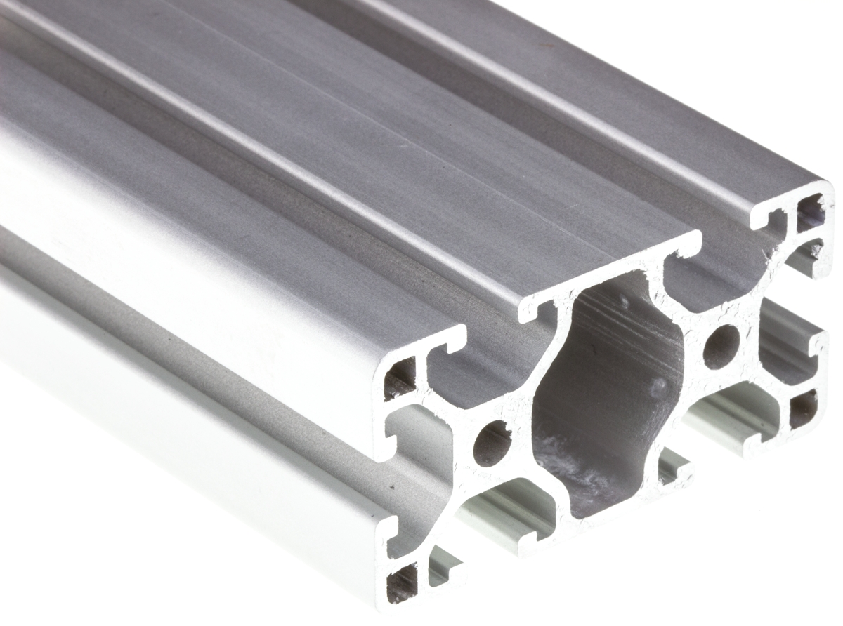 RS PRO Silver Aluminium Profile Strut, 30 x 60 mm, 6mm Groove, 2000mm Length
