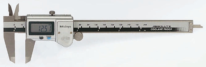 Mitutoyo 150mm, 6in Digital Caliper 0.01 mm Resolution, Imperial, Metric With UKAS Calibration