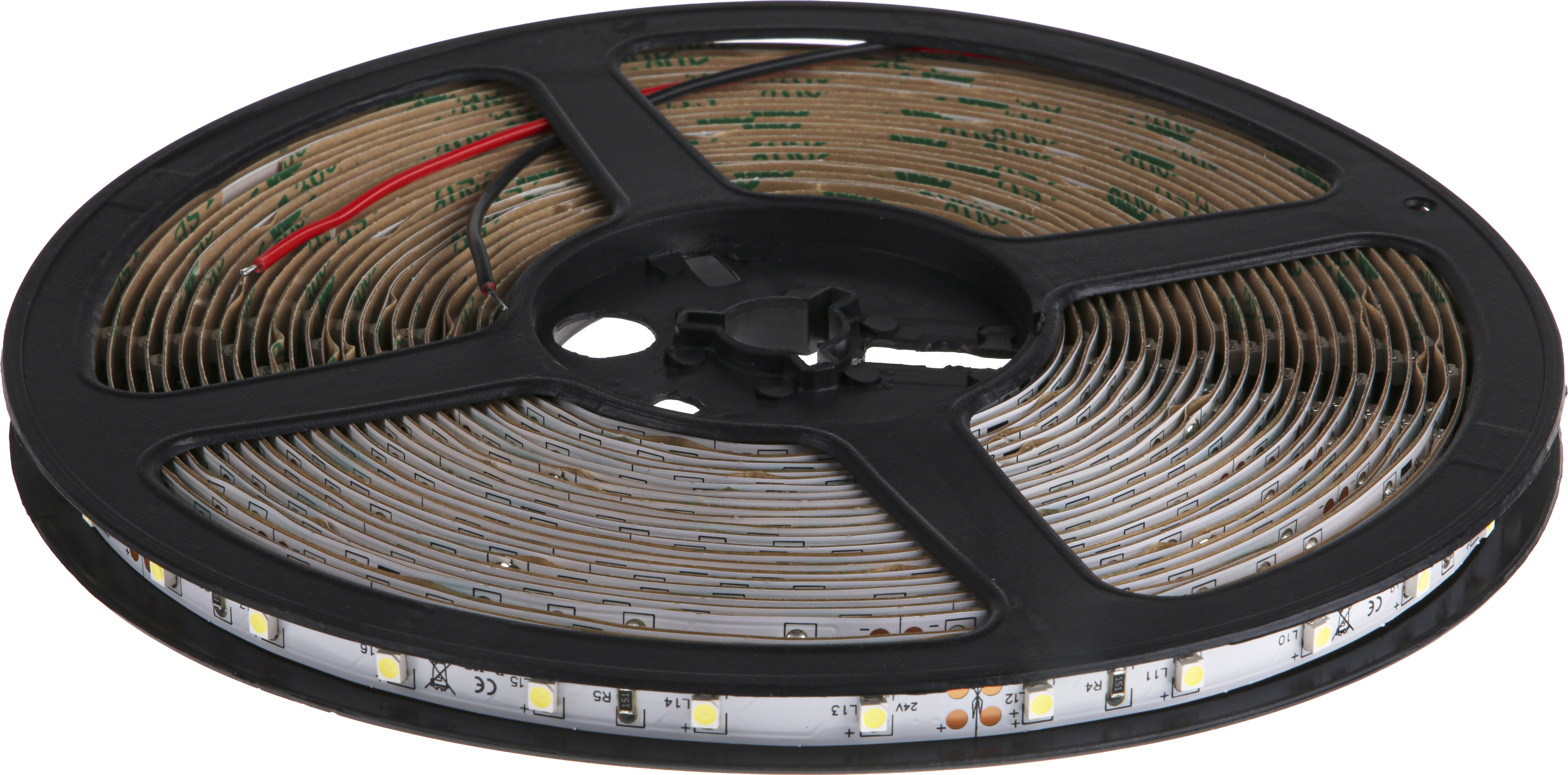 RS PRO 24V White LED Strip Light, 5500 → 7000K Colour Temp, 10m Length