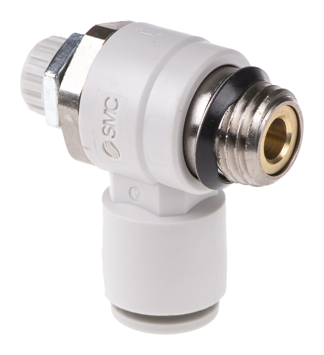 SMC AS Series Threaded Flow Regulator x 8mm Tube Outlet Port