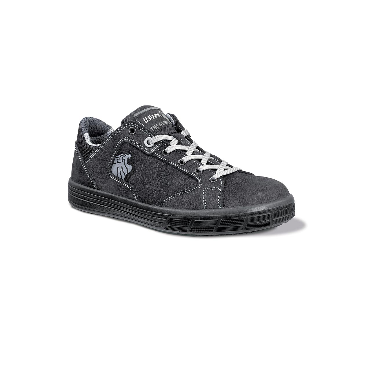 UPower KING Unisex Black Aluminium Toe Capped Safety Shoes, UK 10.5, EU 45