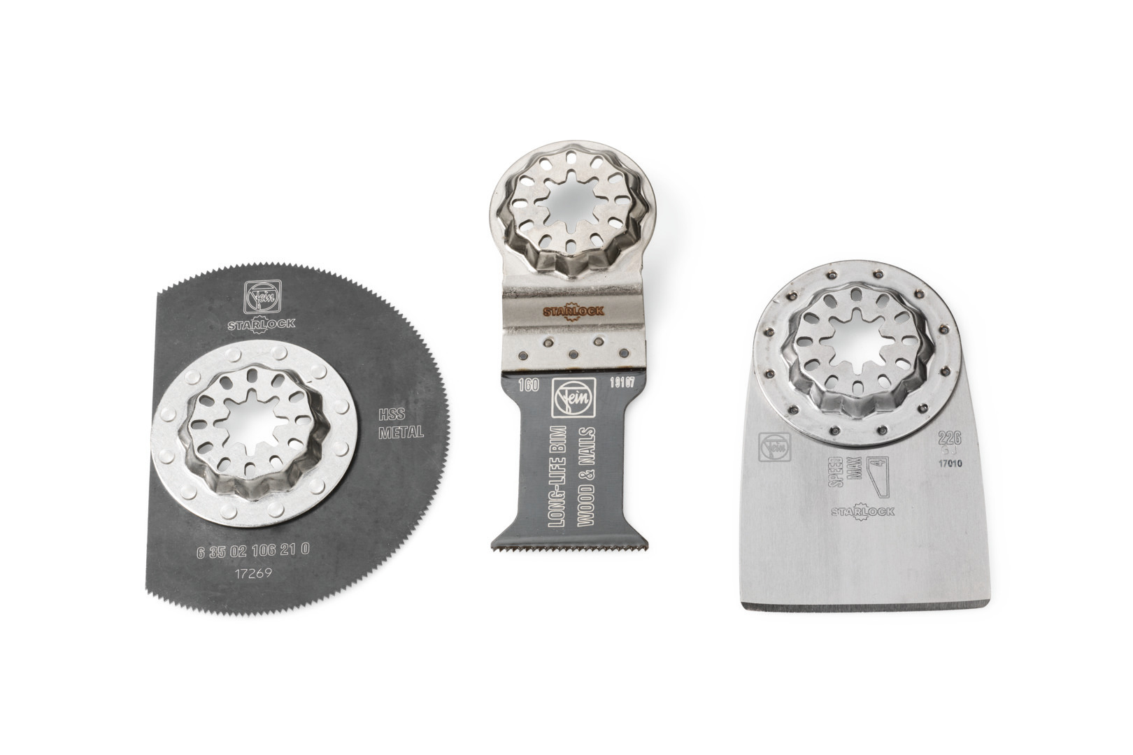 FEIN 3-Piece for use with Multitools with star lock mounting