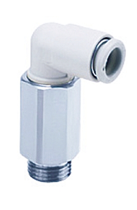 SMC KQ2 Series, NPT 1/4 to Push In 3/8 in, Threaded-to-Tube Connection Style