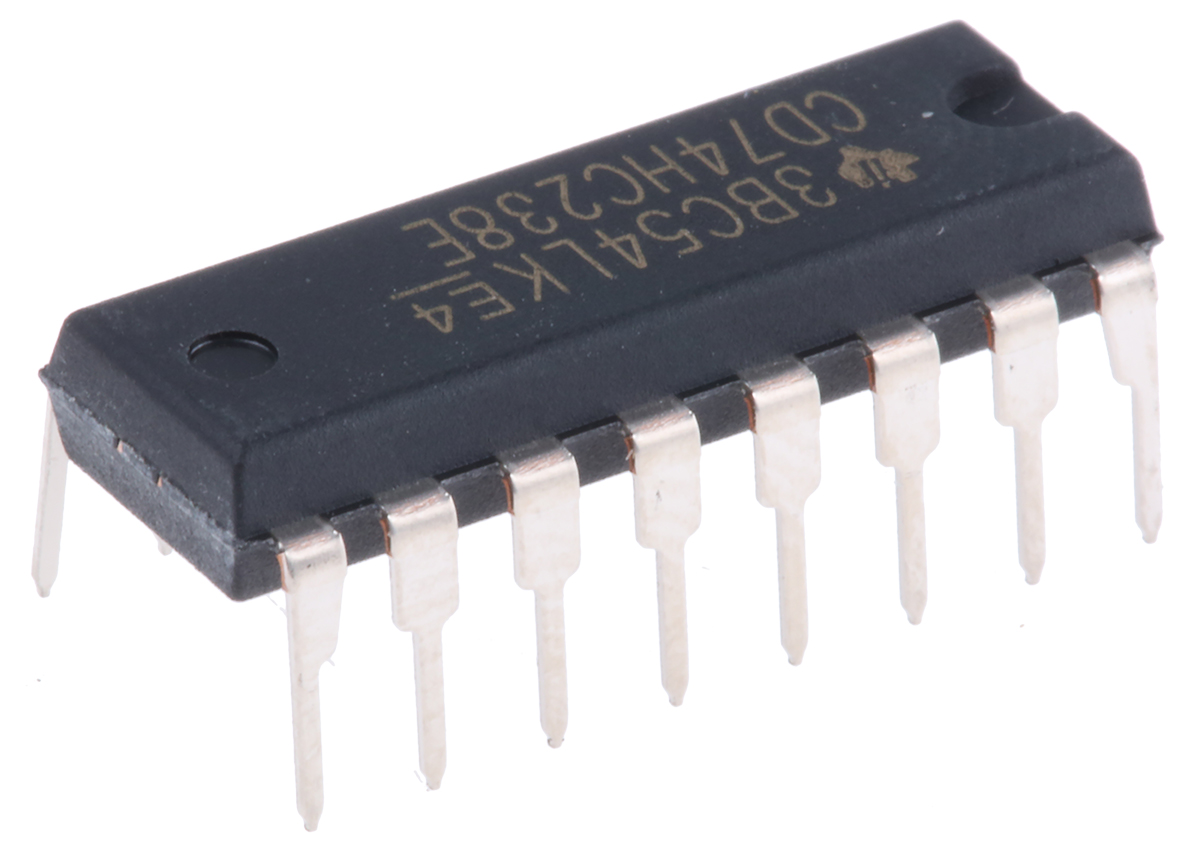 Texas Instruments CD74HC238E, Decoder, 16-Pin PDIP