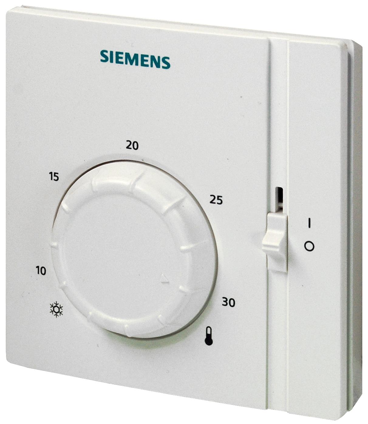 Siemens S55770 Room Thermostat, 6A, 250 V ac, 8 → 30 °C